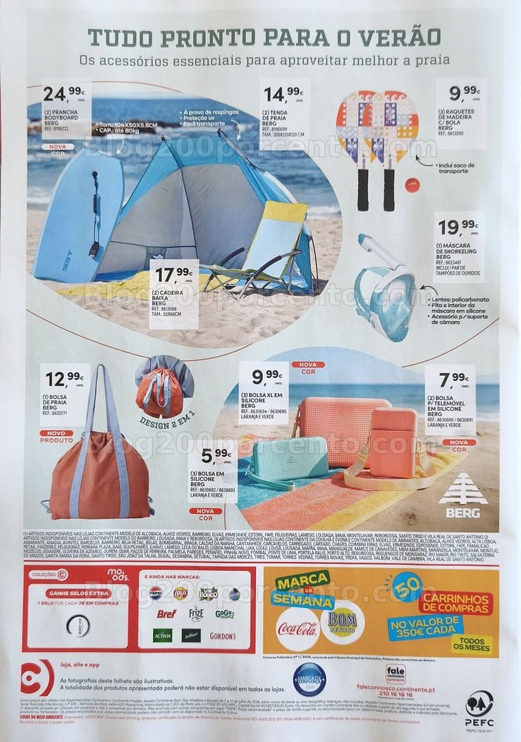 Antevisão Folheto CONTINENTE Promoções de 7 a 13 julho